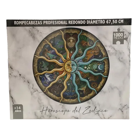 Rompecabeza 1000 Piezas Varios Modelos Circulares 67cm Zonas
