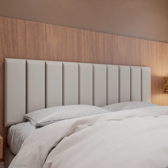 Cabeceira Estofada Quarto Cama King Size Box Modulada 2m
