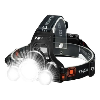 Lanterna Cabeça Triplo T6 3 Led Cree Profissional EconÎmica Lanterna Cabeça Triplo T6 3 Led Cree Profissional EconÎmica