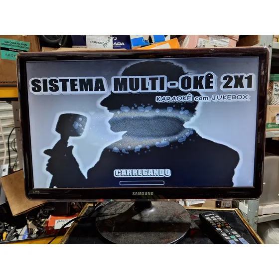 Karaoke Com Jukebox Sistema Mult-oke 2x1 Leia Tudo Portátil
