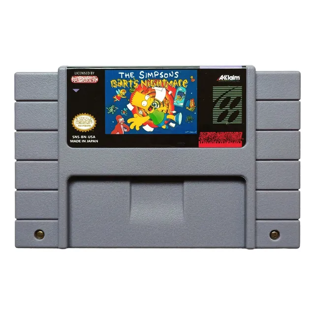 The Simpsons; Barts Nightmare Compatible Snes