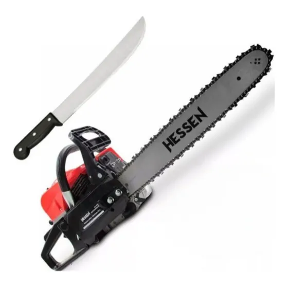 Motosierra Nafta Hessen Promaster 52cc Vaina 20   + Machete 