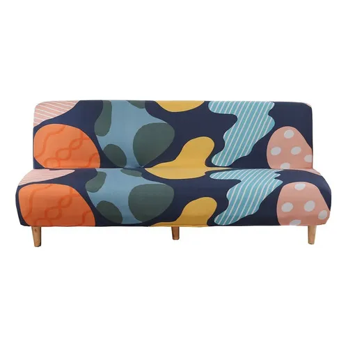 Funda Para Sofá Cama De Plazas Con Elástico Sin Brazos