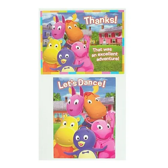 Invitaciones Y Agradecimientos De Backyardigans