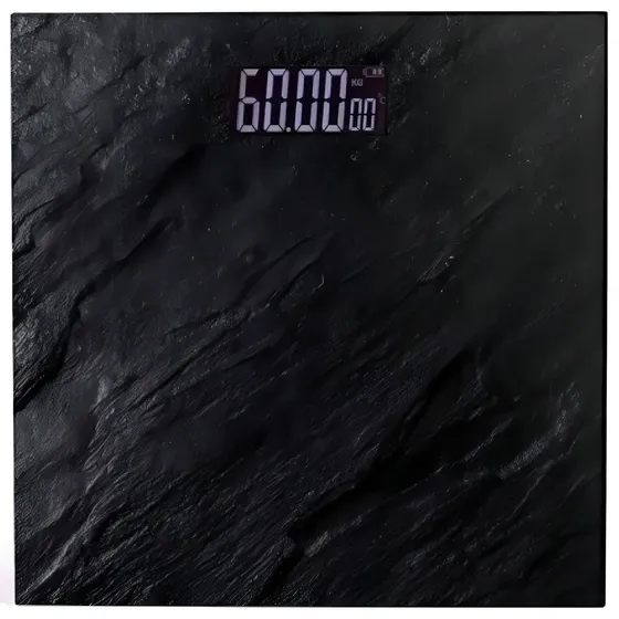 Balanza De Baño Báscula Digital Led Hasta 180kg Color Negro