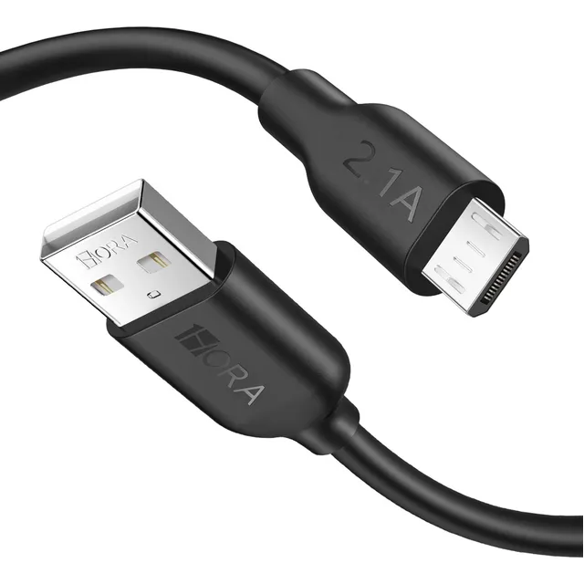 Cable USB 2m Cable V8 1Hora Carga Rapida Cable de Datos Entrada Micro USB