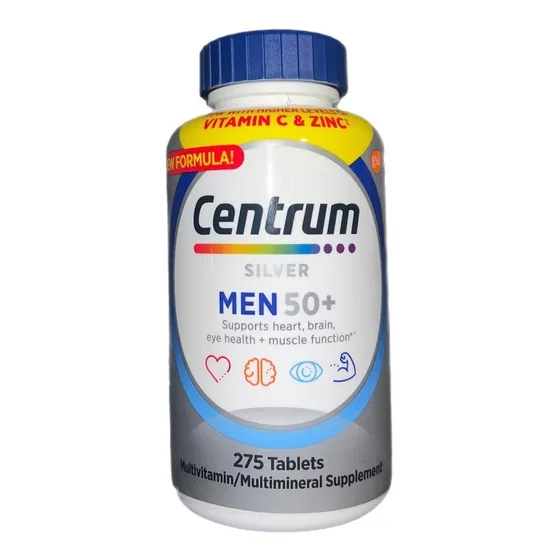 Multivitamínico Centrum Silver Men 50+ 275 Tablets Sabor Without flavor