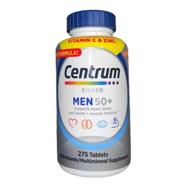 Centrum Silver para hombre 50+ 275 cápsulas
