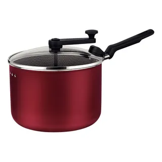 Pipoqueira Antiaderente Tramontina Loreto 20cm 3,5l Starflon Cor Vermelho Pipoqueira Antiaderente Tramontina Loreto 20cm 3,5l Starflon Cor Vermelho