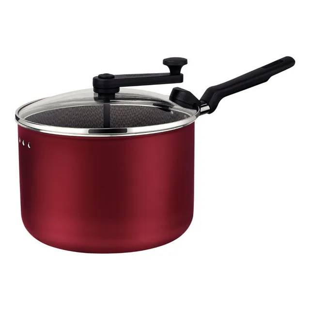 Pipoqueira Antiaderente Tramontina Loreto 20cm 3,5l Starflon Cor Vermelho