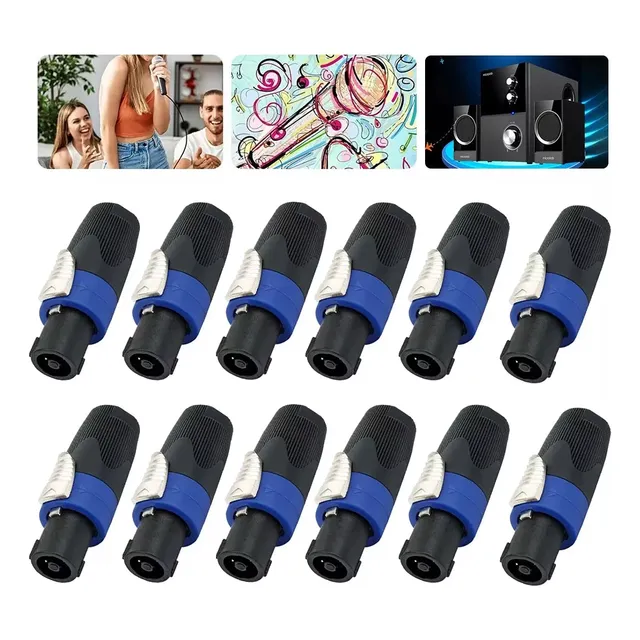 12pz Conector Speakon Nl4fc De 4 Polos Neutrik
