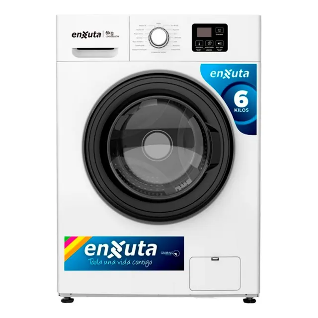 Lavarropas Carga Frontal Enxuta Lenx0650dw 6kg 16 Programas