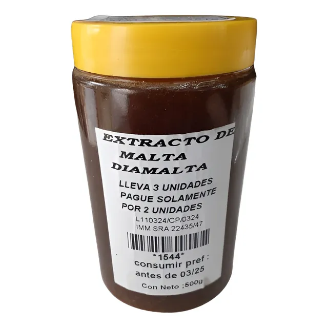 Extracto De Malta (diamalta) 500g Lleve 3 Pague Solo 2