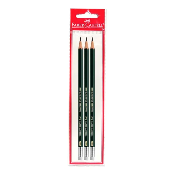Lápiz Graduado 8b X 3 Unds Faber Castell.