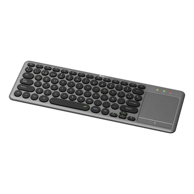 Teclado Bluetooth Y 2,4 Ghz Con Panel Táctil Klip Kck-550s