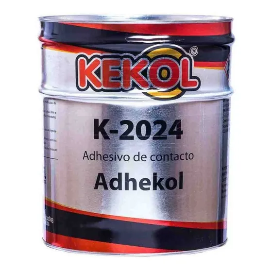 Adhesivo Cemento De Contacto Kekol K-2024 2,8 Kiloramos Con Tolueno Color Amarillo Verdoso