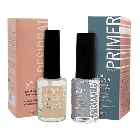 Kit Volia Preparadores Desidratador E Primer  Sem Acido 