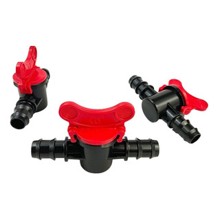 Mini Válvula Sistema Riego Entrada - Salida 16mm 5pz Mini Válvula Sistema Riego Entrada - Salida 16mm 5pz