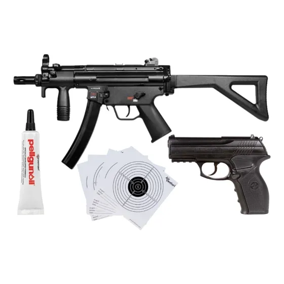 Hk Co2 Mp5 K Pdw Blowback Bbs Metal .177 C11 Xchws C
