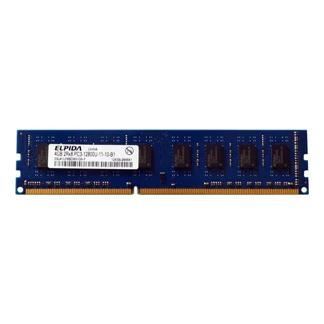 Memoria Ram Elpida 4gb Ddr3 2rx8 Pc3-12800u Para Pc