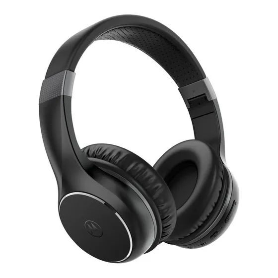 Auricular Plegable Motorola Xt220 Bluetooth & Jack 3.5mm Color Negro
