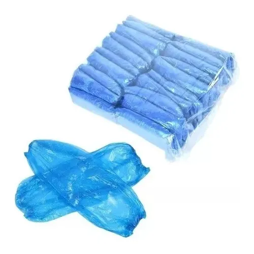 Manguilla Desechable Azul ( 100 Unidades)
