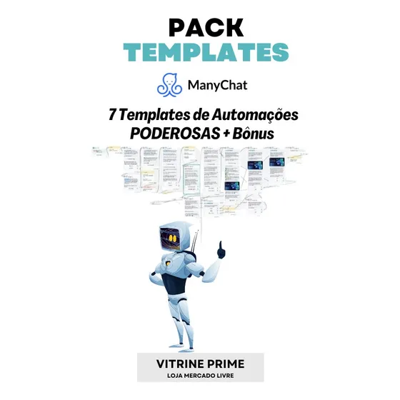 Pack Templates Manychat-7 Automações Poderosas + Super Bônus