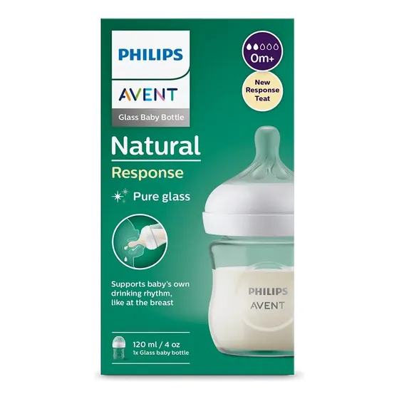 Scy930\u002F01 Biberon Natural 3.0 Vidrio 3oz\u002F120ml Flow 2 - 0m | Cuotas sin interés