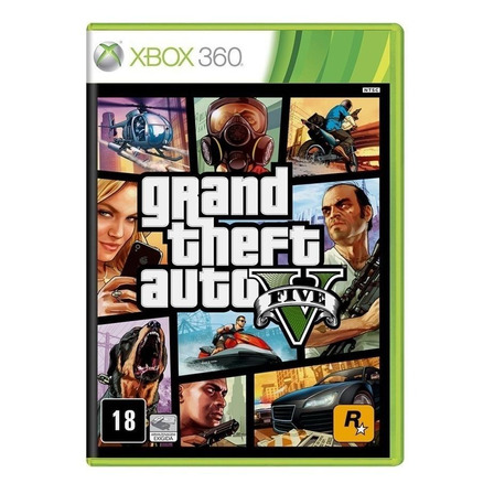 Grand Theft Auto V Standard Edition Rockstar Games Xbox 360  Físico