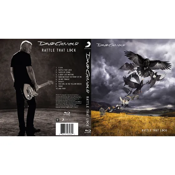 Blu Ray Audio David Gilmour  Rattle That Lock  2015 Autorado