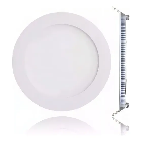 Plafón Led 18w Embutir Redondo Luz Cálida Macroled Per18ww
