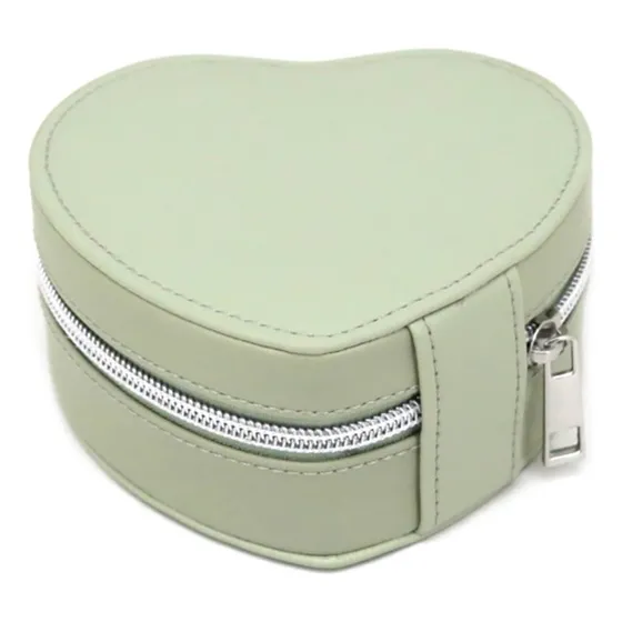 Organizador De Joyas Cuero Pu Trendy Color Verde