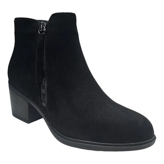 Botin Elegante Y Cómodo De Gamuza Para Damas