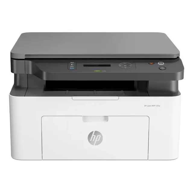 Impressora Multifuncional Hp Laser Mfp 135w Monocromática Usb 2.0 De Alta Velocidade, 802.11g/b Sem Fio - 110 A 127 Vca Branco/preto 127v