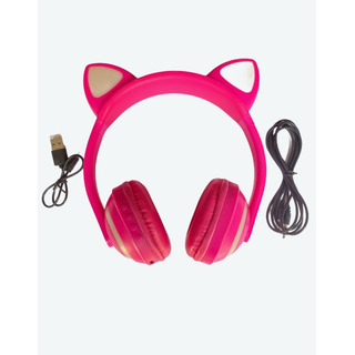 Diadema Bluetooth Con Orejas Gato Auxiliar Micro Sd Diadema Bluetooth Con Orejas Gato Auxiliar Micro Sd