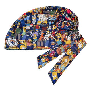 Gorro Quirúrgico Estampado Homero En Vestido, The Simpsons Gorro Quirúrgico Estampado Homero En Vestido, The Simpsons