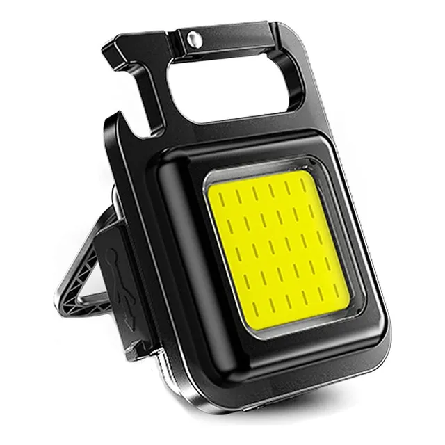 Llavero Destapador Mini Linterna Led Recargable Impermeable