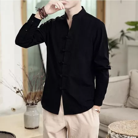 Camisa Tang Suit News, Blusa Hanfu, Camisa De Kung-fu Para