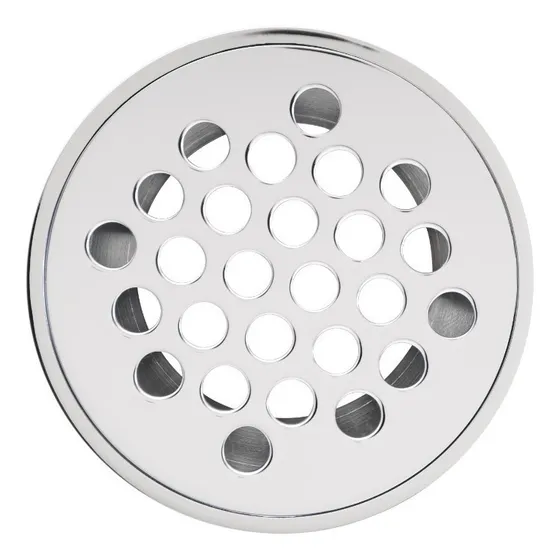 Rejilla Perforada Fp Anti Cucaracha Centro Piso Cromada 7x7