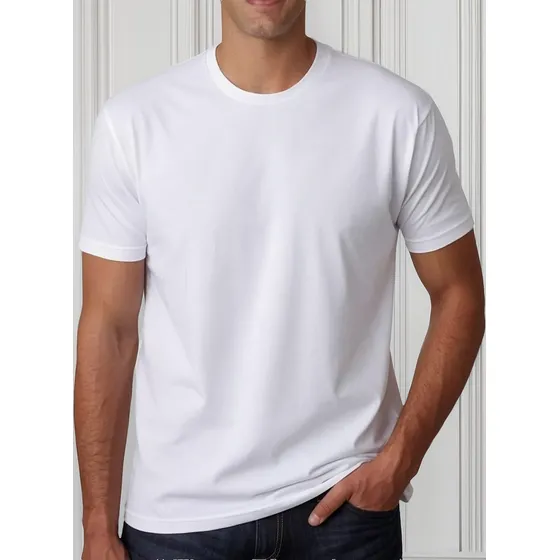Camiseta Lisa 100% Poliéster Ideal Para Sublimação Estampar