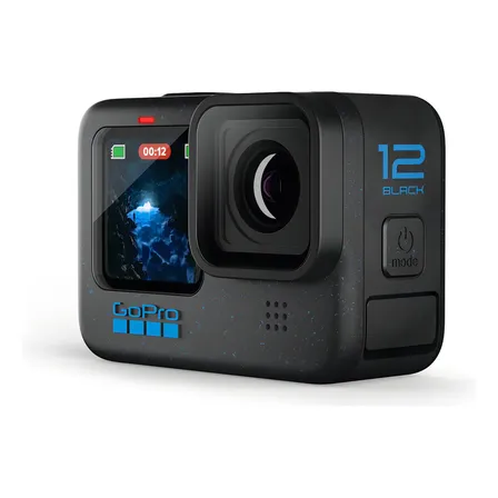 Gopro Hero12 Black - Câmera De Ação À Prova D'água Com 5.3k60, 27mp, Vídeo + Foto Hdr, Hypersmooth 6.0, Trava De Horizonte 360°, Live + Webcam, Áudio Por Bluetooth, Bateria Enduro, Quik
