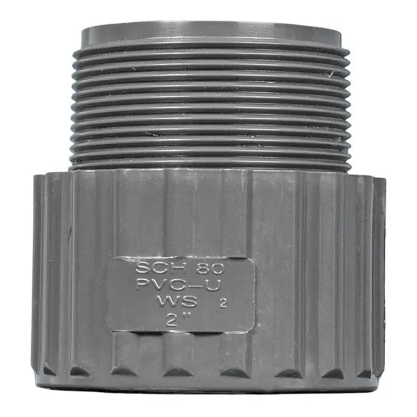 Adaptador  Pvc Macho 2½ Sch 80 - Paquete 10 Pzas