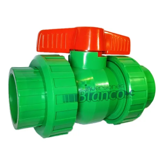 Llave Valvula De Paso Doble Union Termofusión