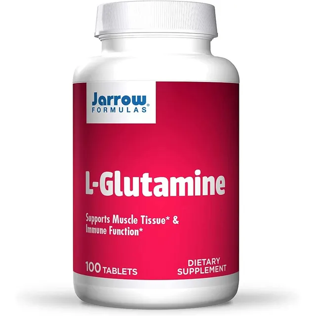 Jarrow Formulas, L-glutamina, 1000 Mg, 100 Comprimidos,  Es Una Fuente Importante De Combustible Para Los Enterocitos (células Intestinales) Y, Por Lo Tanto, Apoya La Salud Digestiva.