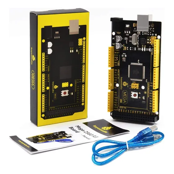 Keyestudio Mega 2560 R3 Placa De Desarrollo + Cable Usb Compatible Con Arduino
