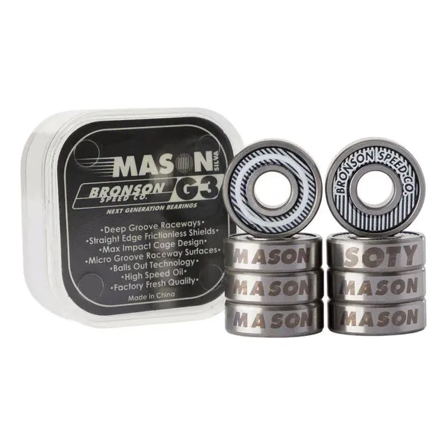 Bronson Speed Co Rodamiento Monopatin Mason Silva Pro G3