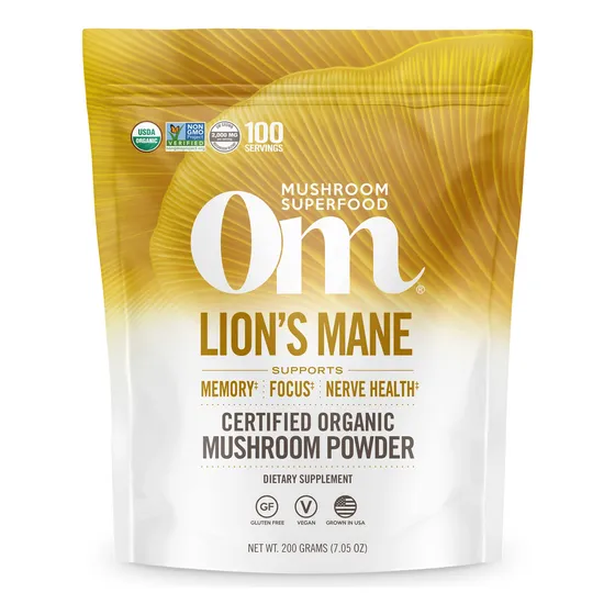 Champiñones En Polvo Om Mushroom Superfood Lion's Mane 200 G