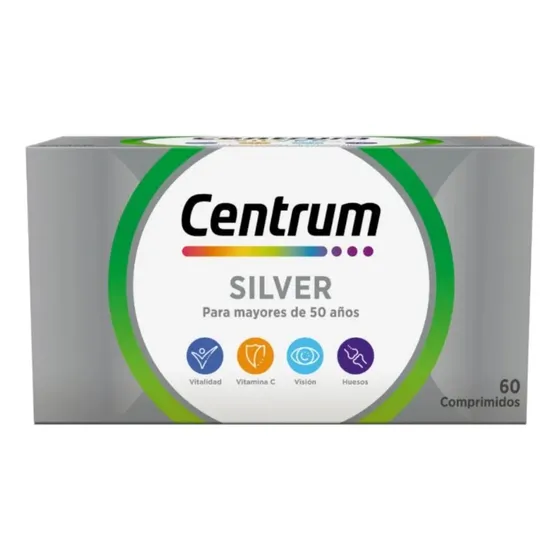 Centrum Silver Suplemento Dietario Para +50 Años X 60compr