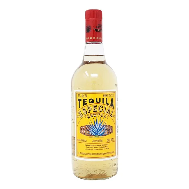Caja De 12 Tequila Newton Especial Joven 500 Ml