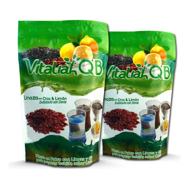 Linaza Con Chia Stevia Limon Quiebra Barriga 2 Pack  